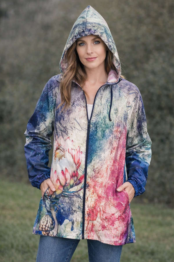Passionate Protea Raincoat