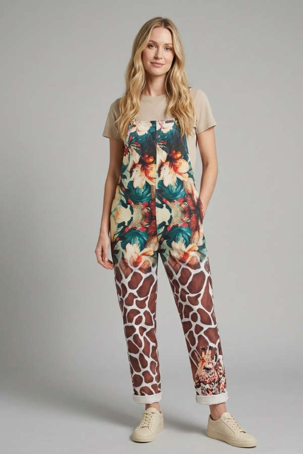 Giraffe Dungaree