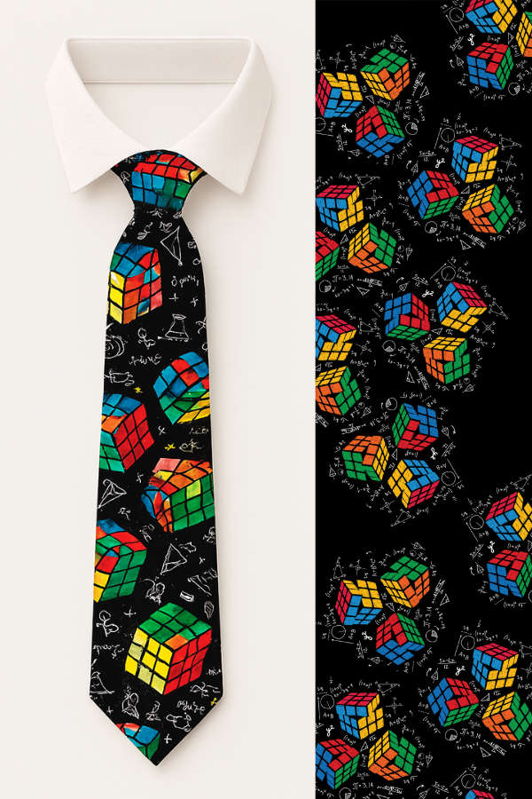 Rubic's Cube Tie