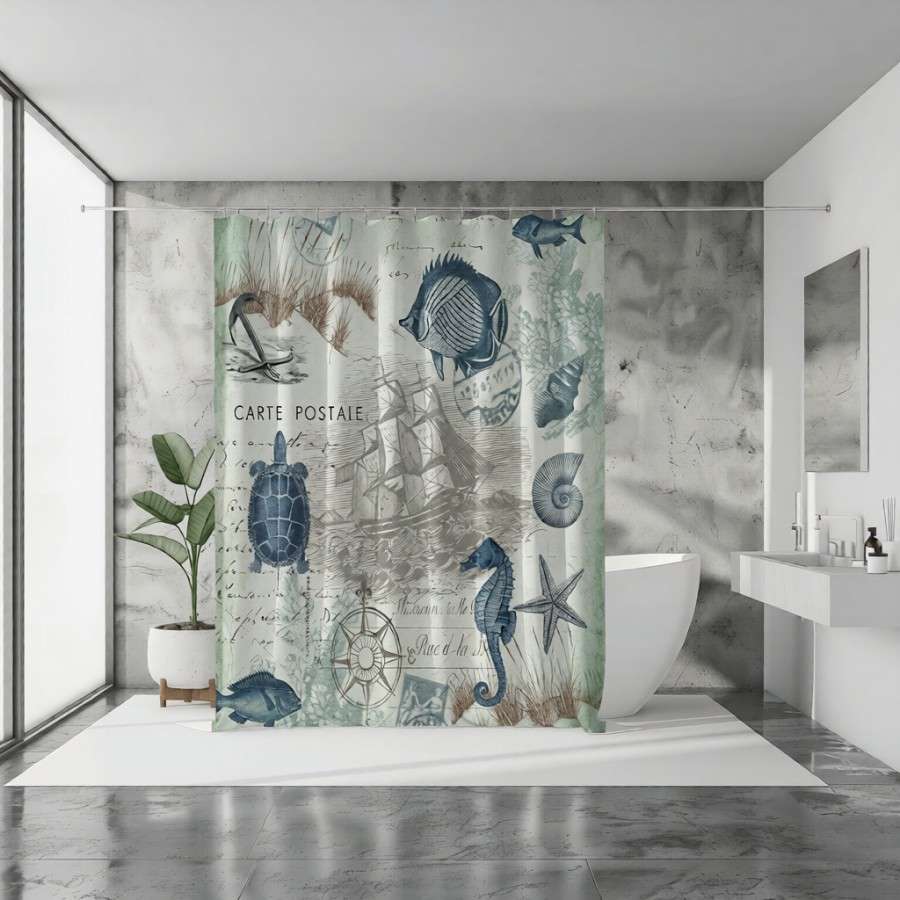 Sea Life Shower Curtain