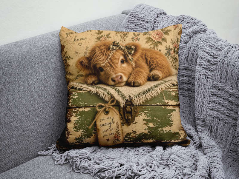 Little Cow Scatter Cushion