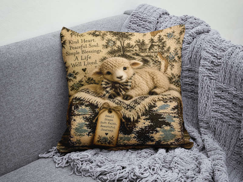 Little Lamb Scatter Cushion