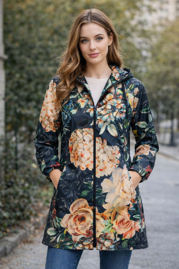 Teal Zonya Raincoat