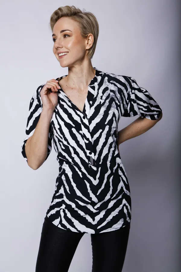 Sassy Zebra Top - Small