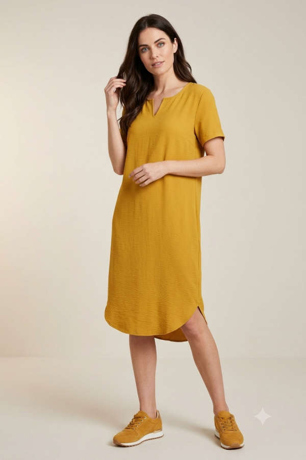 Mustard Dress - L