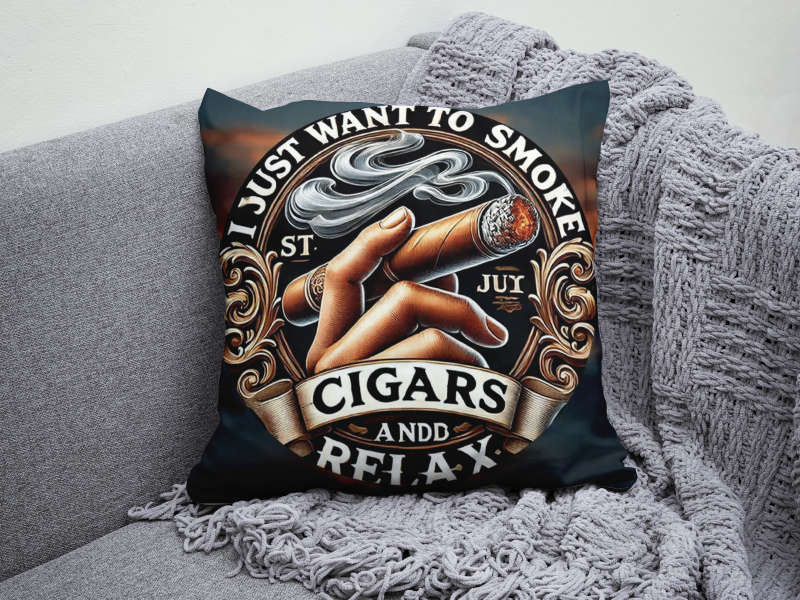 Cigar Scatter Cushion