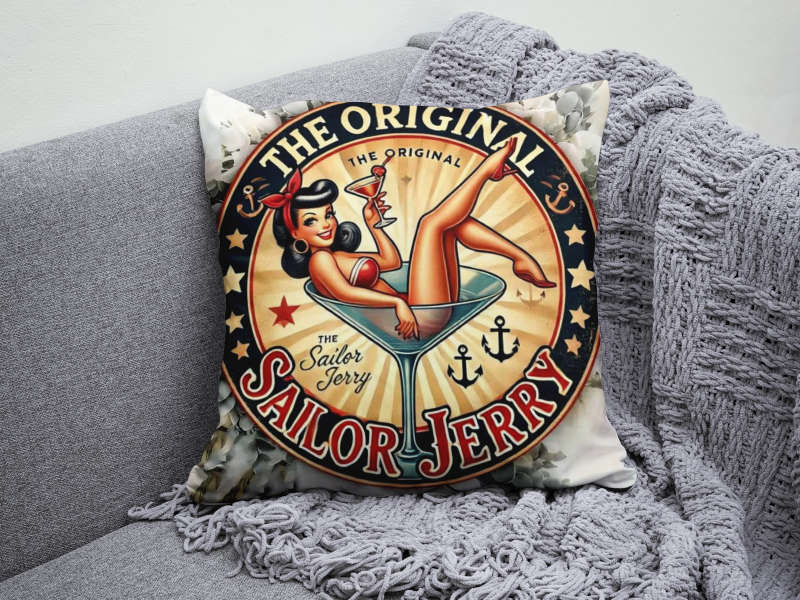Sailor Jerry Scatter Cushion