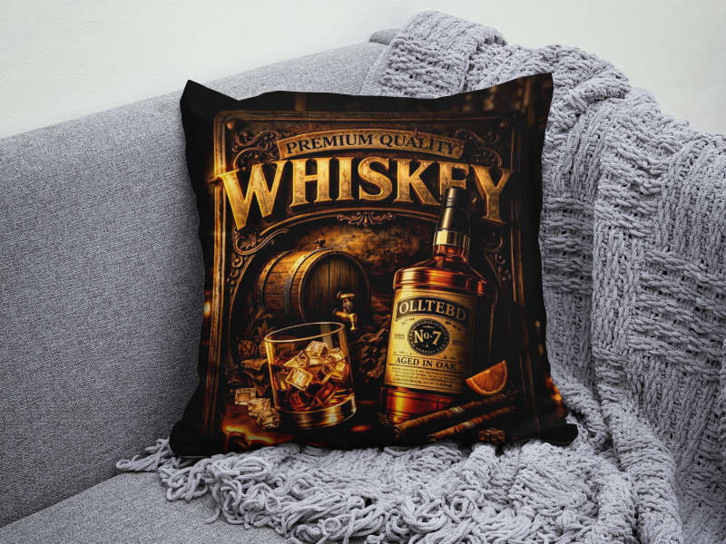 Whiskey Scatter Cushion