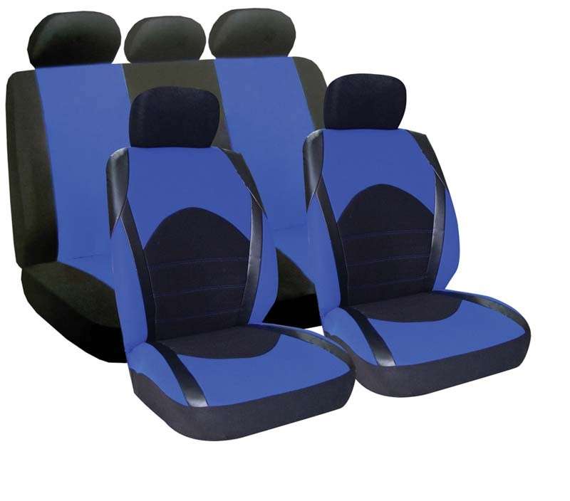 9 Piece Dino - Blue Seat Cover Set