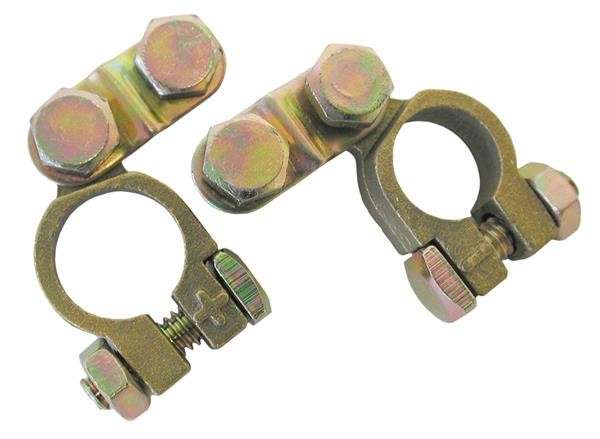 Battery Terminal Set All Brass