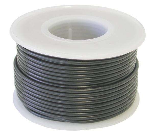 Cable Black 1.25mm - 30M Reel