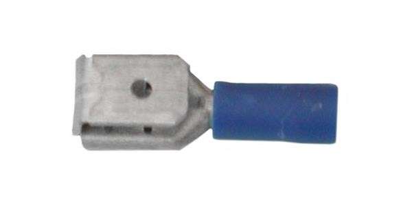 Blue Piggy Back Terminal 6.3mm - 10 Pieces