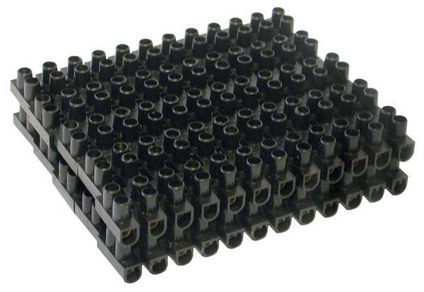 Terminal Block 15 Amp - Black