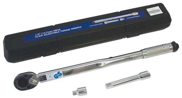 1/2" Drive Torque Wrench with Plastic Case