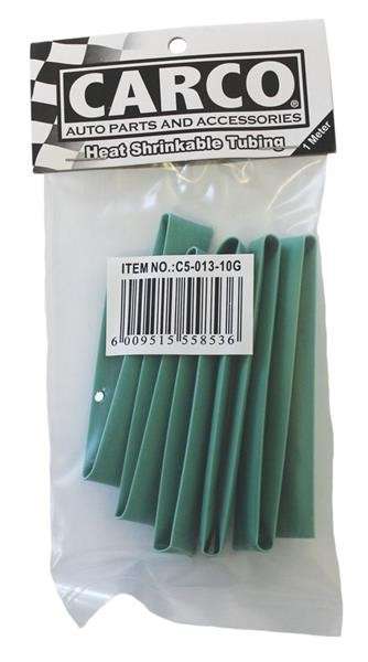 Heat Shrink Tubing - 10mm x 1M - Green
