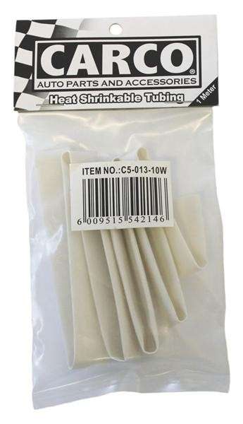 Heat Shrink Tubing - 10mm x 1M - White
