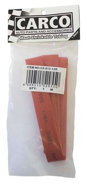 Heat Shrink Tubing - 12mm x 1M - Red