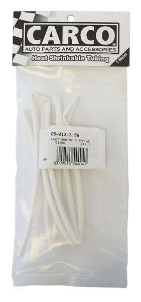 Heat Shrink Tubing - 3.5mm x 1M - White