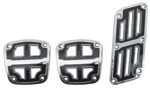 Pedal Pad Set (Silver/Black)