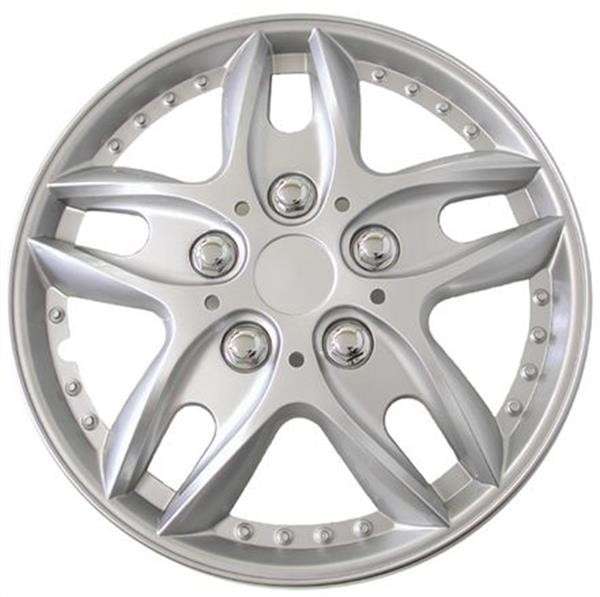 13" Silver Wheel Cover Set