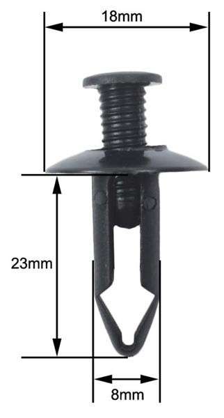 Panel Clips - Toyota - 10 Pieces