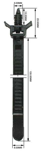 Panel Clips - Body Cable Tie - 6mm - 50 Pieces