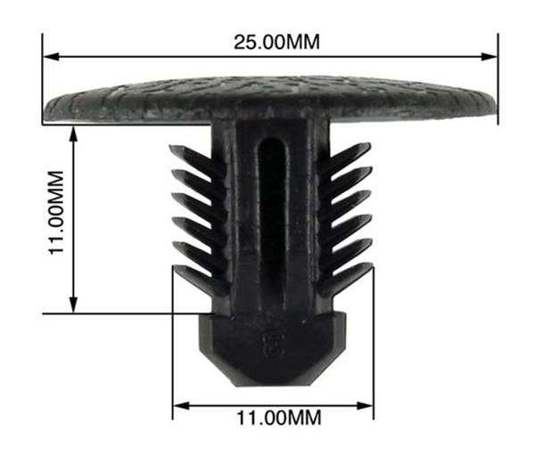 Panel Clips - 11mm (10 Pieces)