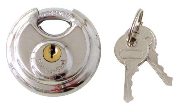 Stainless Steel Disc Lock - 60mm
