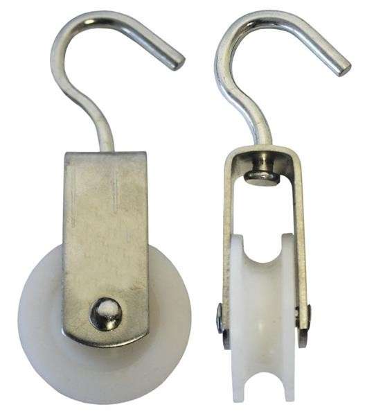 Single Pulley - Galvanised - 40mm Wheel