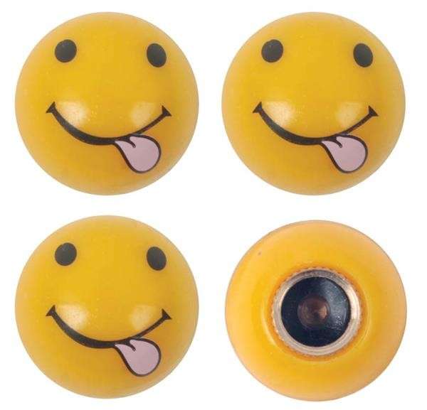 Valve Caps - Emoji - Cheeky Face