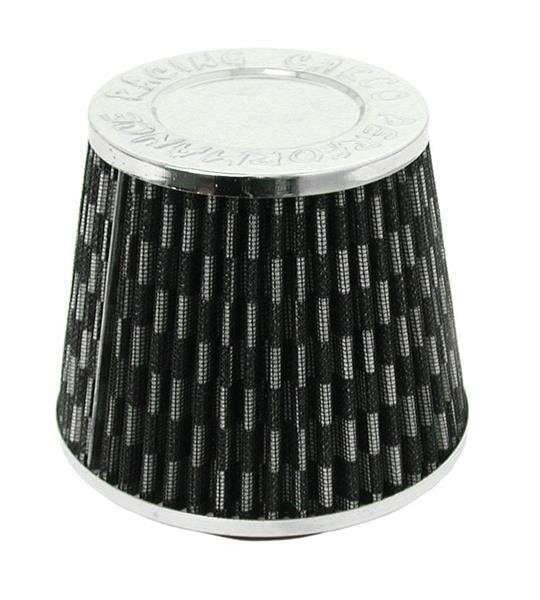 Closed Top Cone Air FIlter - 76mm - Carbon