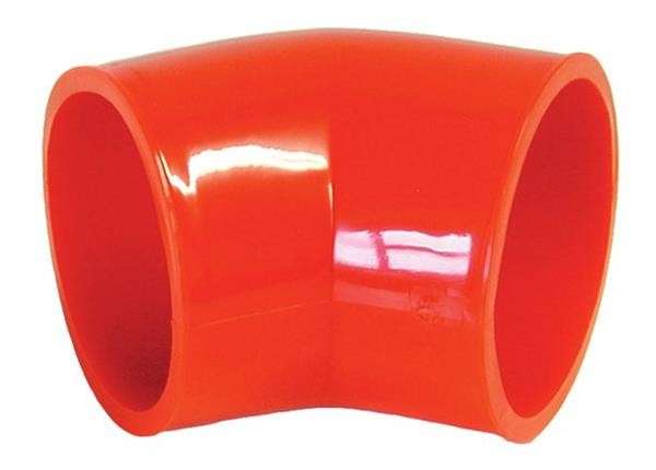 Rubber Joining Sleeve - 45 Degree - Red