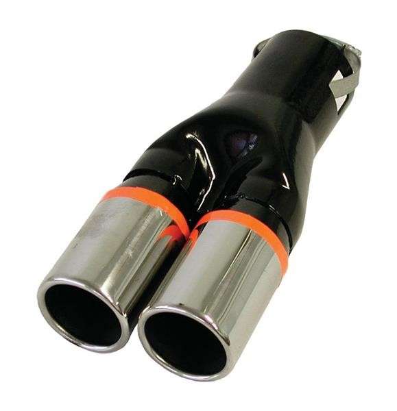 Twin Exhaust Tail Piece - 58mm Inlet
