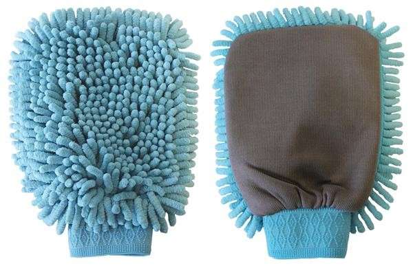 Noodle Hand Wash Mitt - Blue