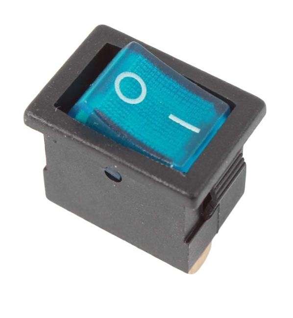 Rocker Switch - Blue - Mini