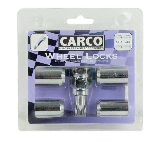Locking Wheel Nut Set [19/21mm x 12mm x 1.25mm]