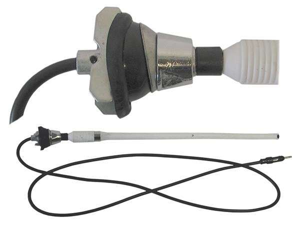 Rubber Aerial - White