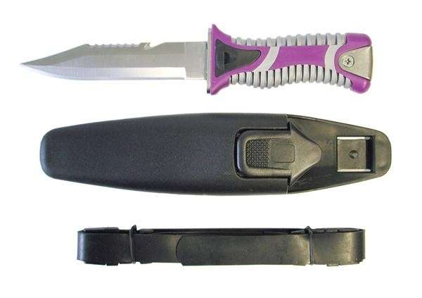 Stainless Steel Diving Knife with Holder