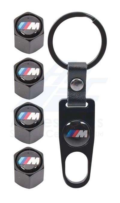 Valve Caps - BMW M Sport with Key Ring