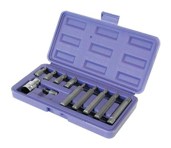 Spline Bit Set (1/2" Drive) - 11 Piece