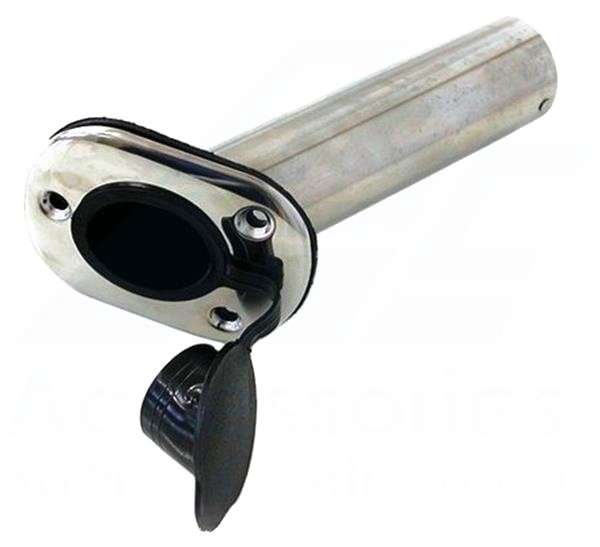 Flush Mount Rod Holder - Stainless Steel