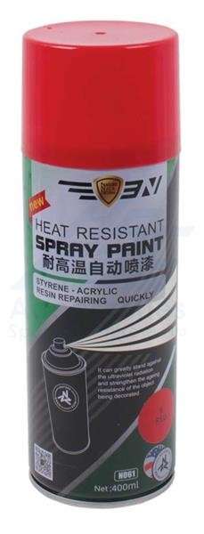 Heat Resistant Aerosol Spray Paint - Red - 400ml