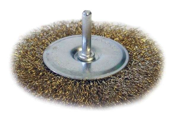 Circular Brush with Shaft 100mm