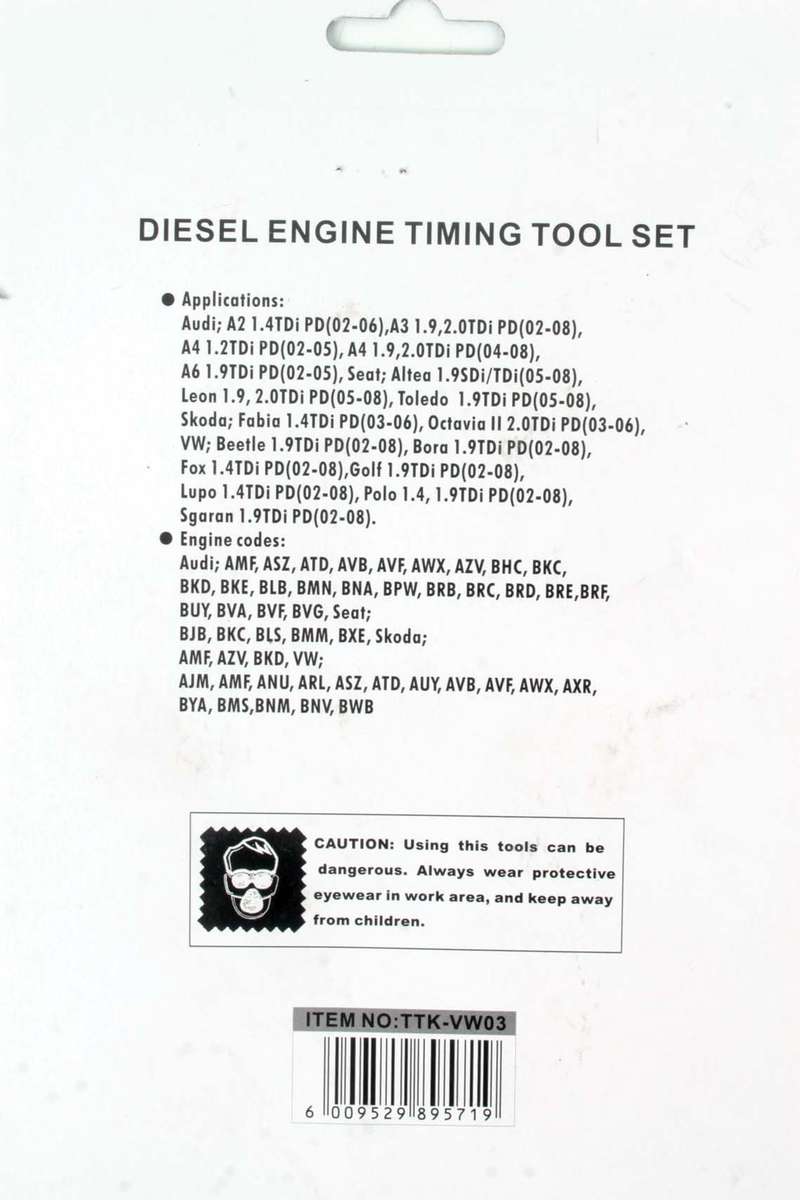 Timing Tool Kit VW / Audi Petrol & Diesel