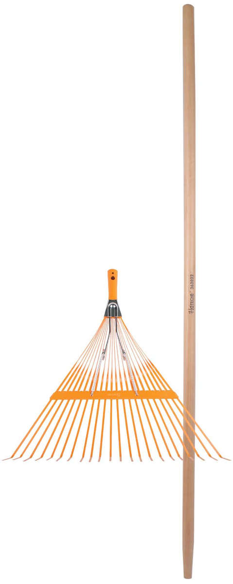 Steel Rake with 22 Teeth and Wooden Handle