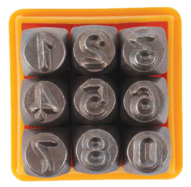 Number Punch Set - 9 Pieces
