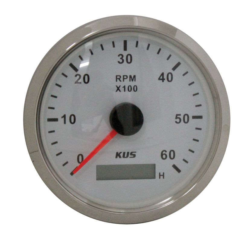 Tachometer 6000rpm - Inboard Motor - 12/24V