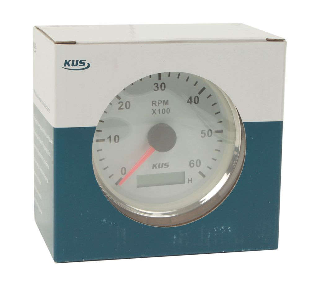 Tachometer 6000rpm - Inboard Motor - 12/24V