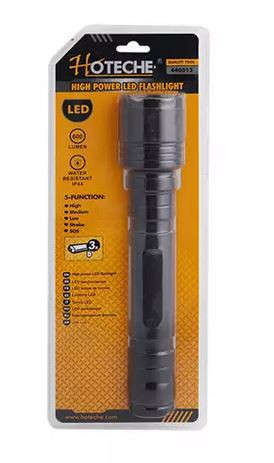 Hi Power LED Torch - 10W / 600 Lumens - Aircraft Aluminium
