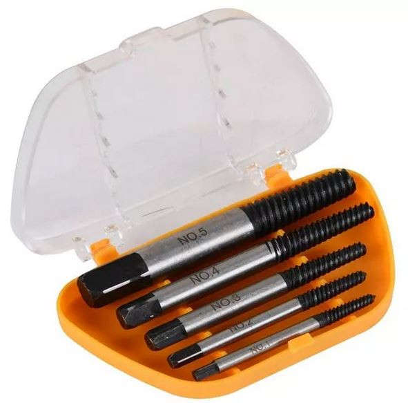 5 Piece Screw Extractor Set
